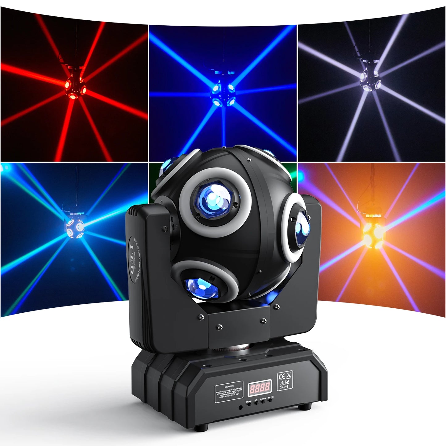 150W LED Beam Moving Head Light RGBW DJ Stage Laser