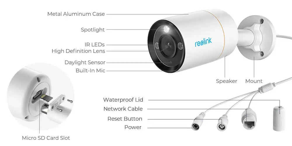 Reolink 12MP Ultra HD Surveillance Camera with Smart Detection &  2-way Audio