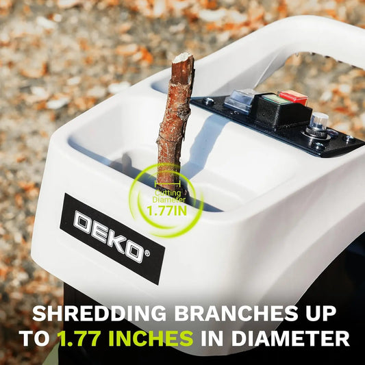15Amp Electric Wood Chipper Shredder