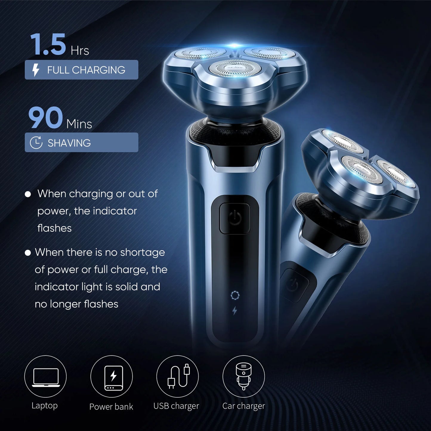 Sejoy Men’s Grooming Kit Electric Beard Trimmer Cordless Clippers