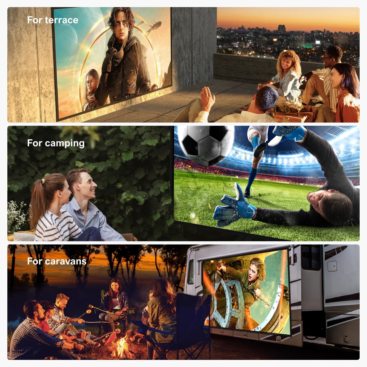 ULTIMEA Photon EALR 4K HD Projection Screen 169 Portable