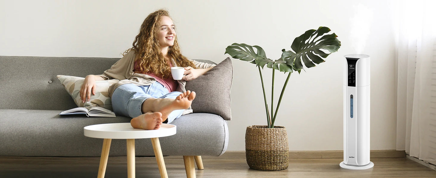 Cool Mist Humidifier with Essential Oil and Remote Control