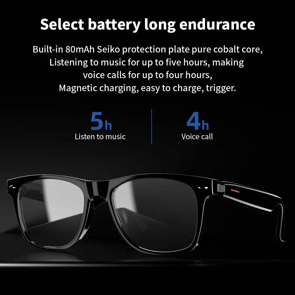 SENBONO Smart Glasses Open Ear Music Calling Stereo