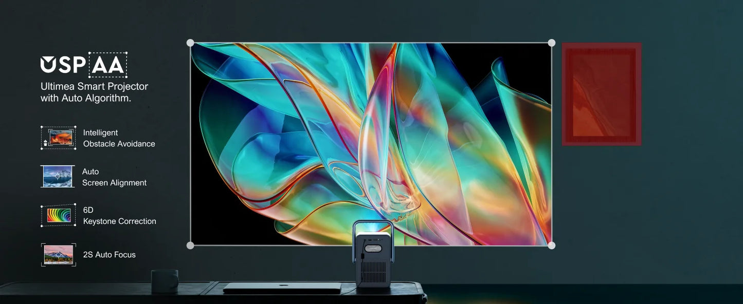 ULTIMEA Projector 4K Android TV Netflix Dolby Smart