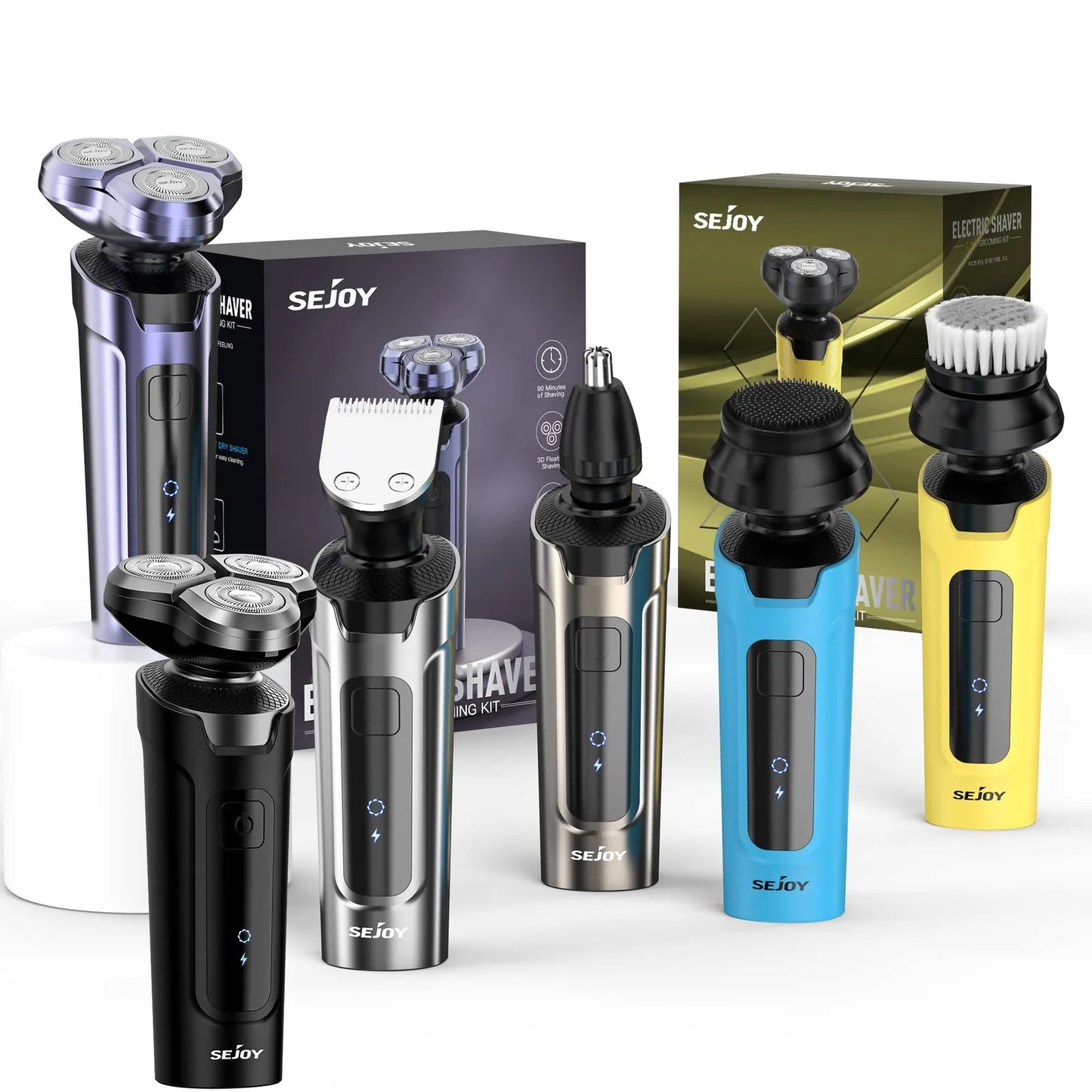 Sejoy Men’s Grooming Kit Electric Beard Trimmer Cordless Clippers