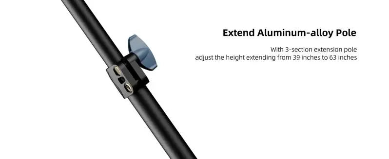 Weilisi 10.5 Inch Ring Light with 69 Inch Tripod and Phone Holder Kit for Zoom and Video Recording