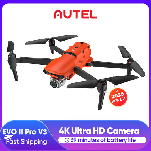 Autel EVO II Pro V3 6K Drone 1Inch CMOS HD Camera 10KM Transmission 720 Obstacle Avoidance