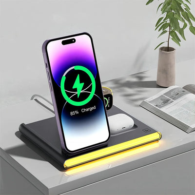 4-in-1 Fast Charging Wireless Station