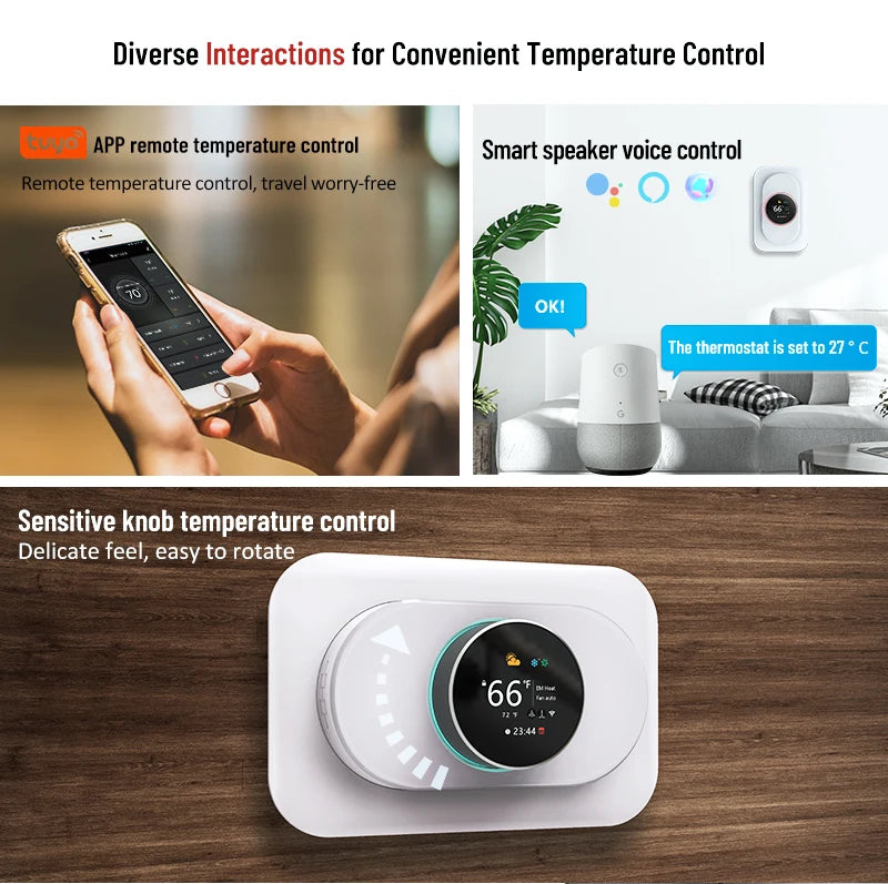 Beca Smart Thermostat TFT LCD Alexa Google