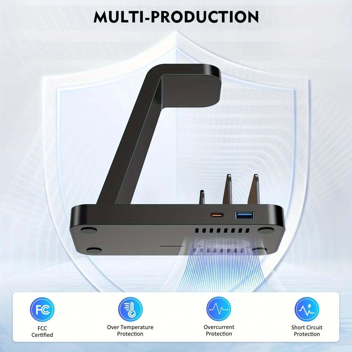 5 in 1 Fast Wireless Charging Station for iPhone Apple Watch Airpods