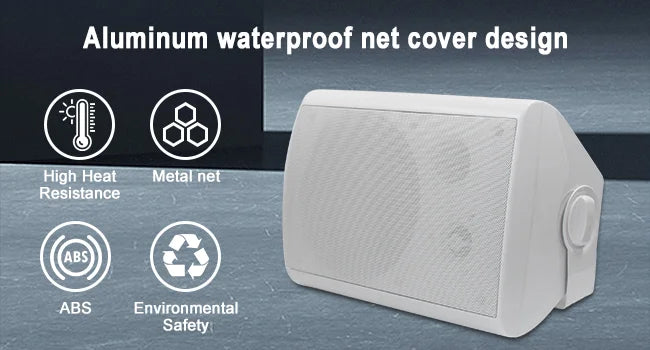 Herdio 800W 6.5in Outdoor Waterproof Wall Mount Speakers 4 Pack


A