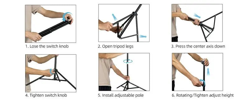 Weilisi 10.5 Inch Ring Light with 69 Inch Tripod and Phone Holder Kit for Zoom and Video Recording
