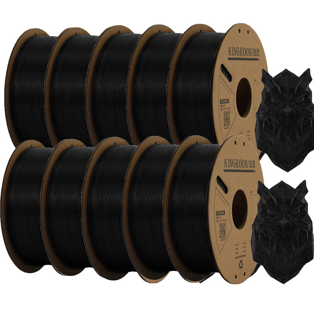 KEEPANG PLA Filament 1.75mm No Bubble 3D Printer Filament 5/10 Rolls