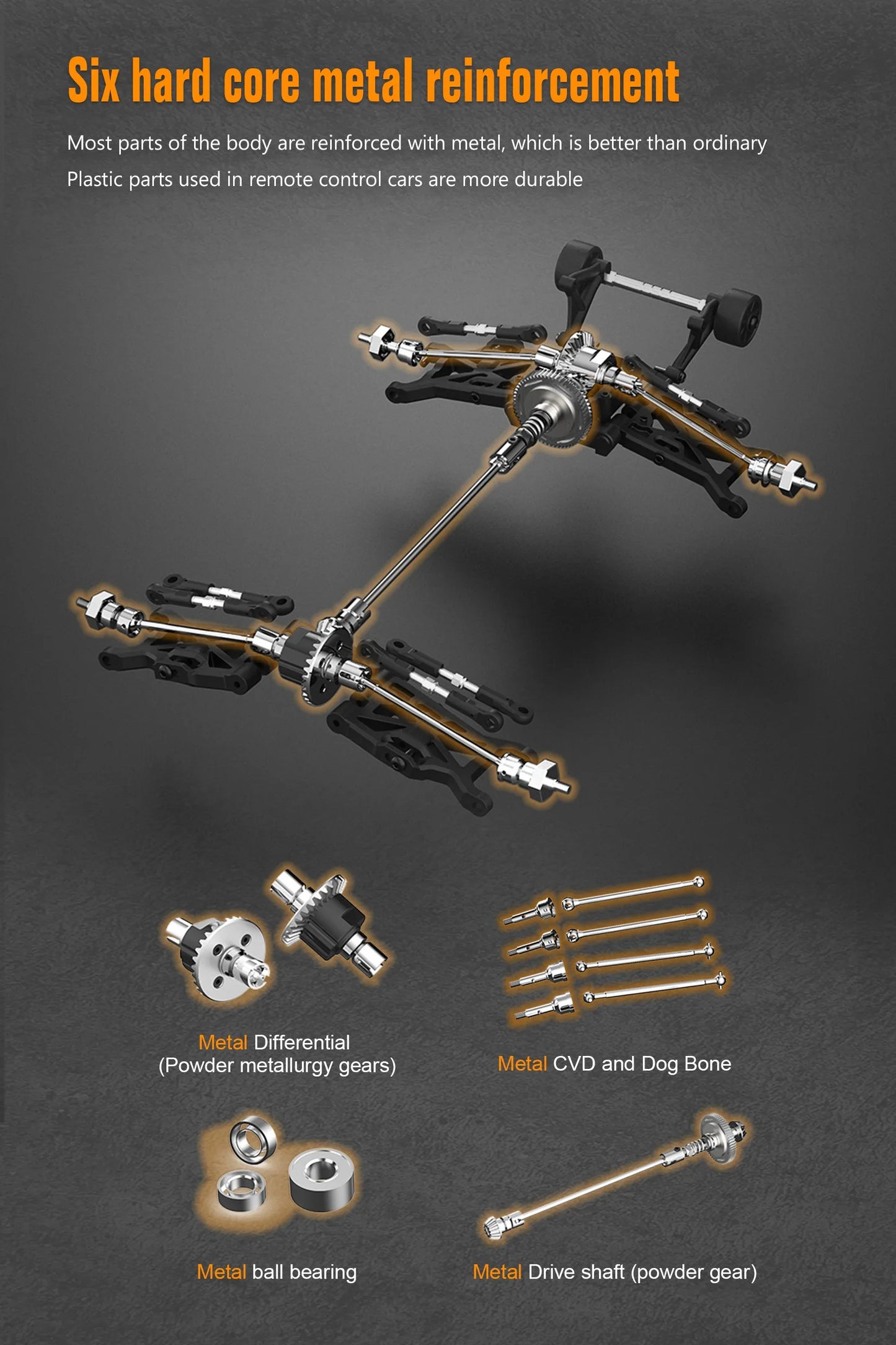 JIUSI MT14R 1/14 RC Racing Car 4WD 80km/h Brushless Motor 2.4G Remote Control 35C High Speed Off-road