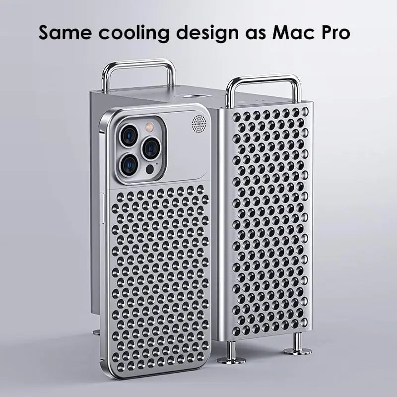 Aluminum Cooling Metal Case for iPhone with Aromatherapy and Shockproof Design