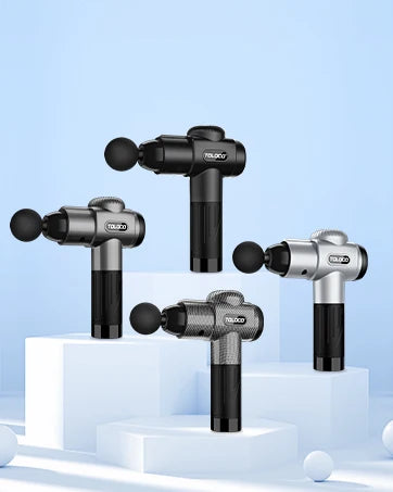Deep Tissue Massage Gun for Athletes with 10 Heads & Silent Brushless Motor