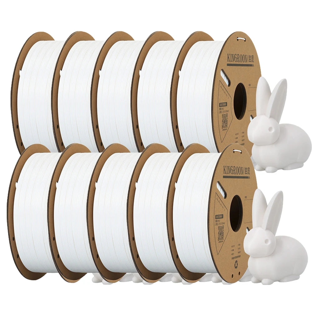 KEEPANG PLA Filament 1.75mm No Bubble 3D Printer Filament 5/10 Rolls