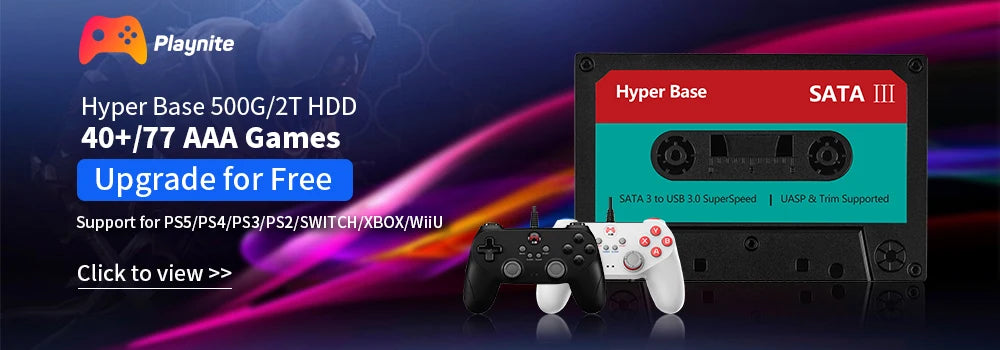 Launchbox 500GB Gaming Hard Drive for PS4 PS3 PS2 Wii Switch Gamecube PC 3760 Games