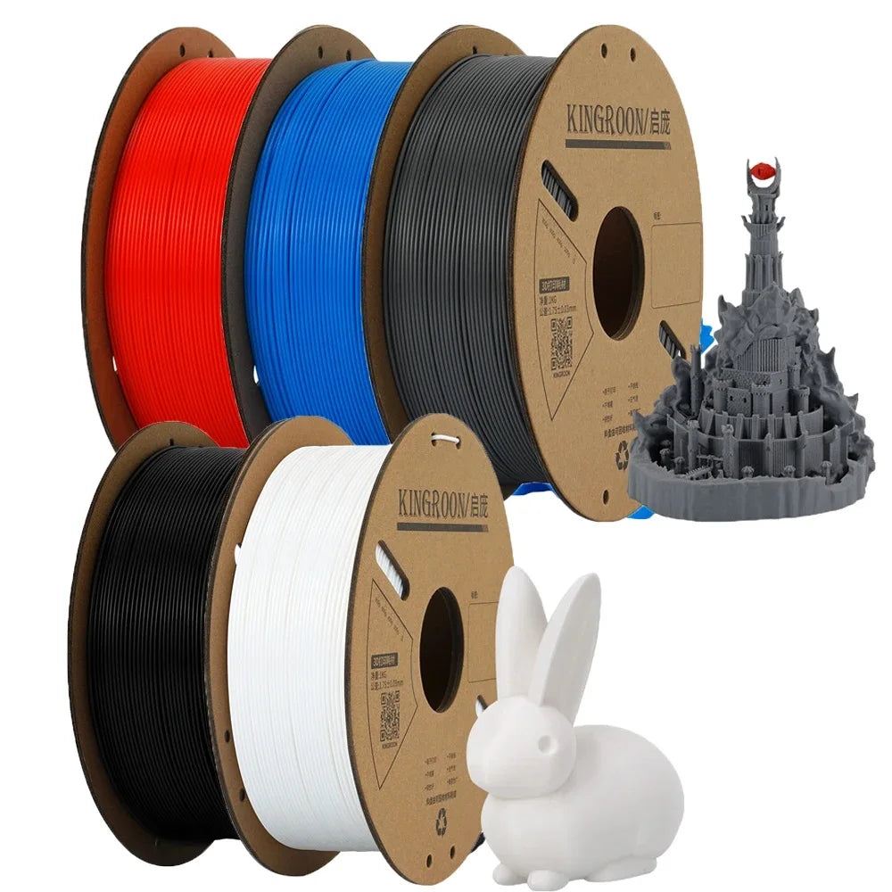 KEEPANG PLA Filament 1.75mm No Bubble 3D Printer Filament 5/10 Rolls