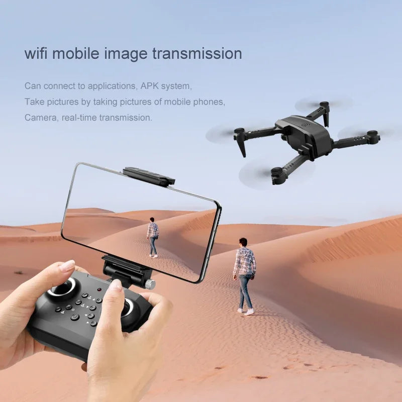 2024 XT6 Mini Drone 4K 1080P HD Camera WiFi FPV Foldable Quadcopter