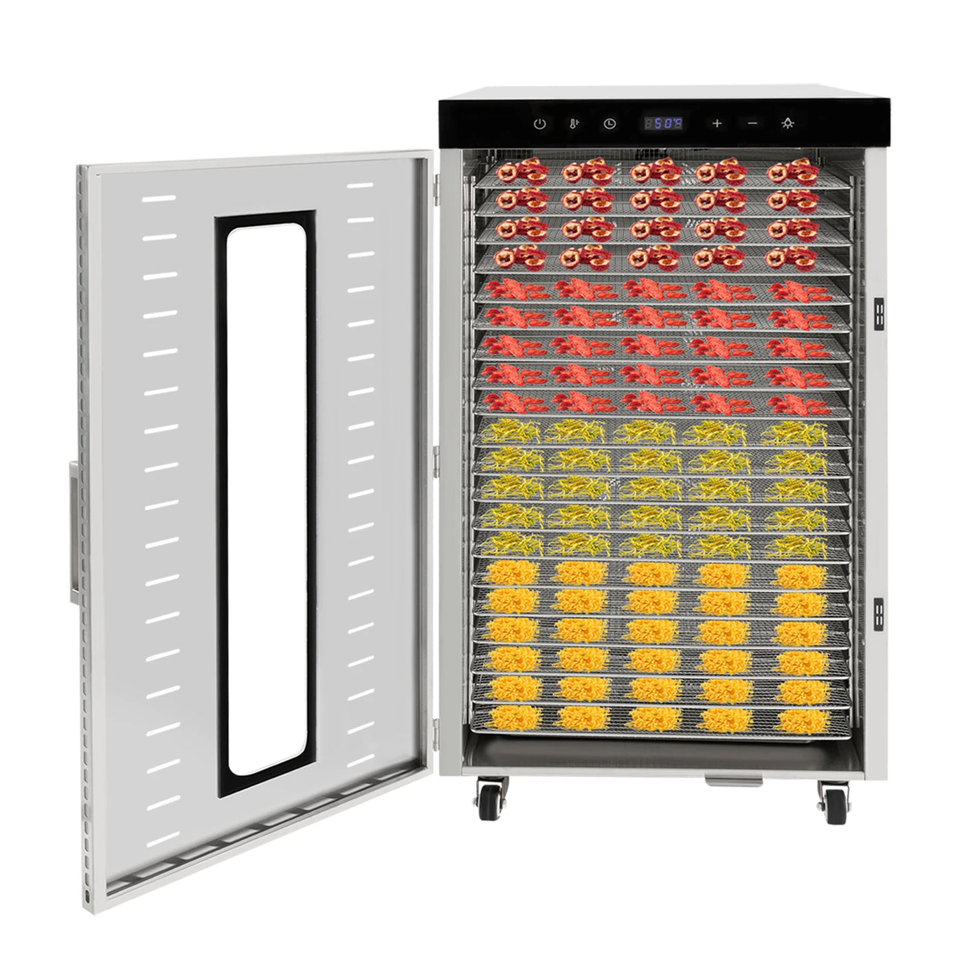 Food Dehydrator High Capacity Smart Control Temp Adjustable Dryer