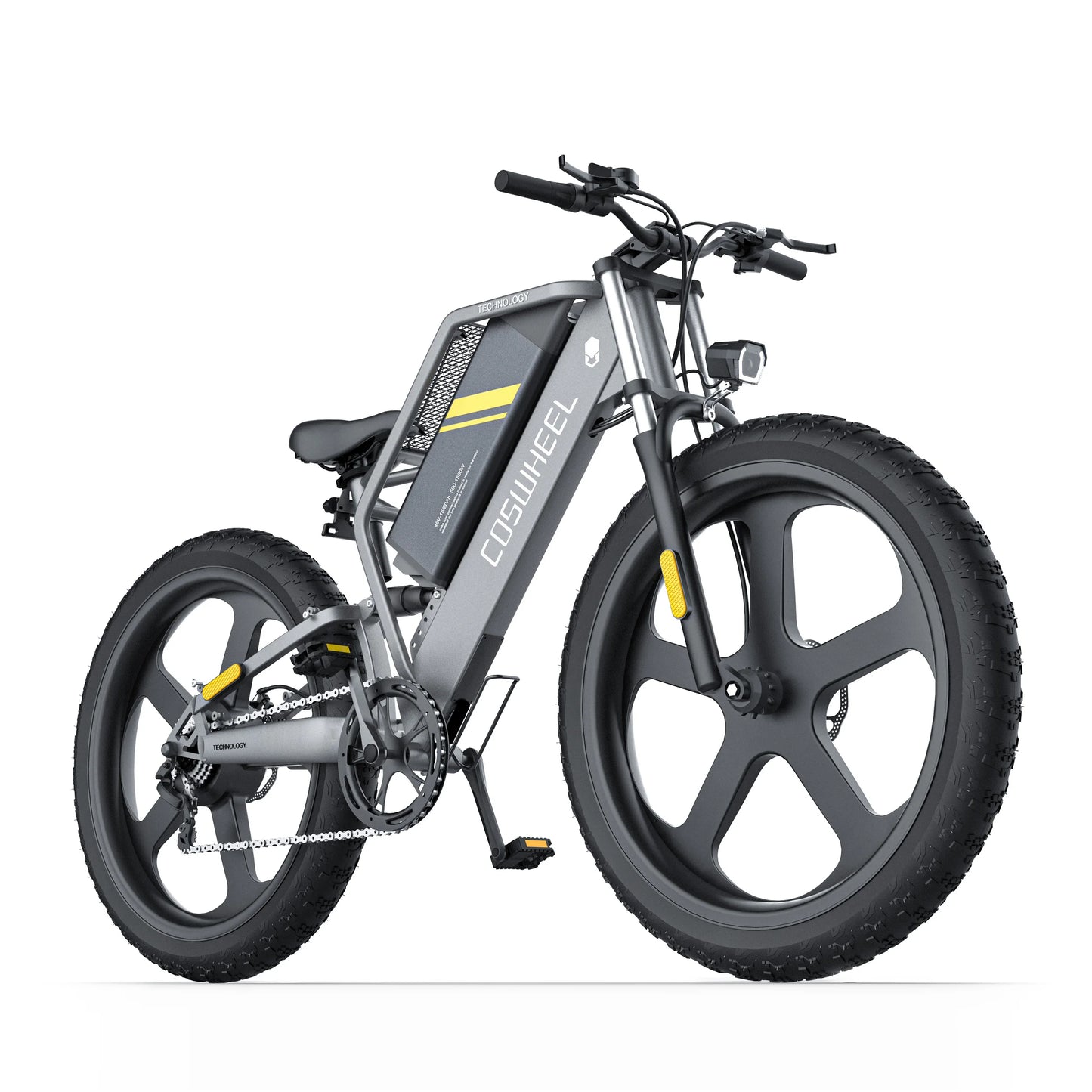 COSWHEEL T26 Electric Bike 1000W Motor 48V 25Ah Battery 26 Inch Fat Tire Mountain E-Bike with Hydraulic Brakes