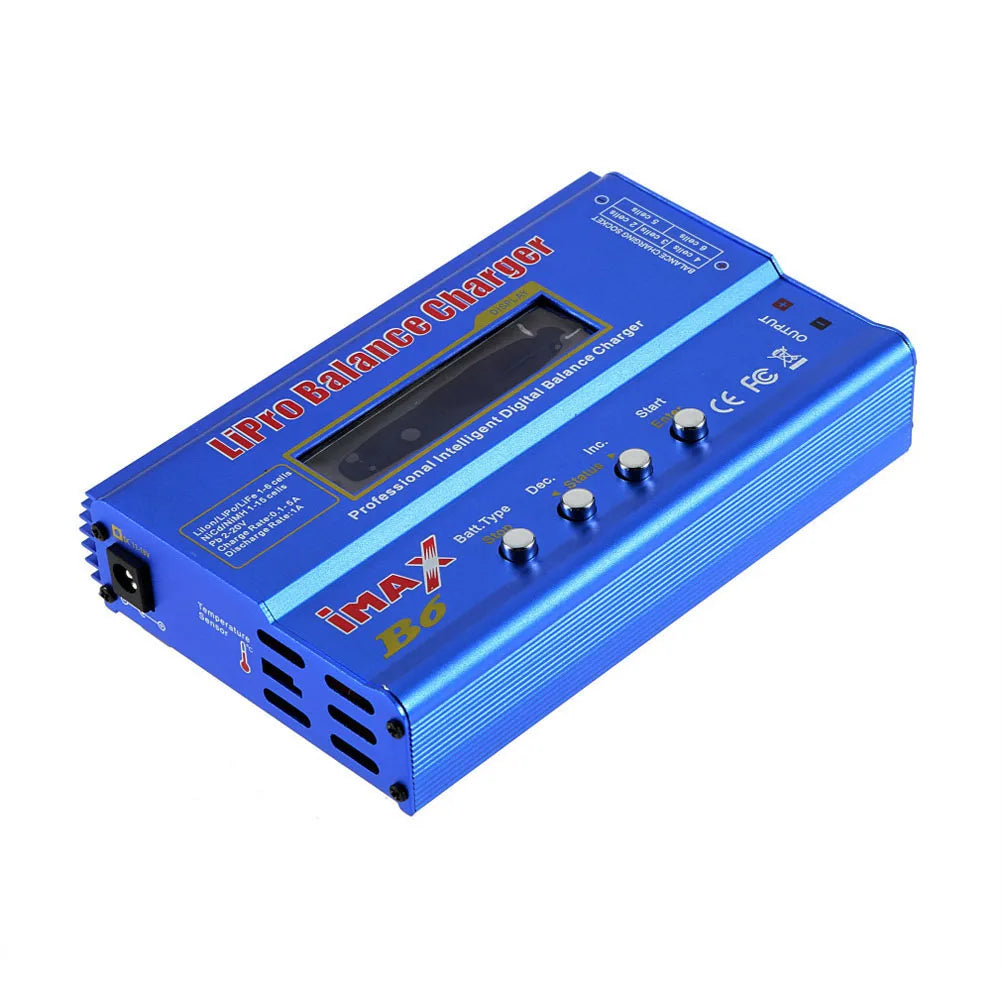 IMAX B6 Lipo Balance Charger AC/DC 80W Balance Charger Adapter LCD Display Discharge Power 5W
