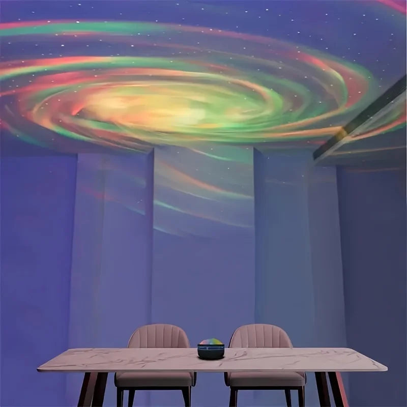 LED Galaxy Northern Light Projector 2 in 1 Night Light