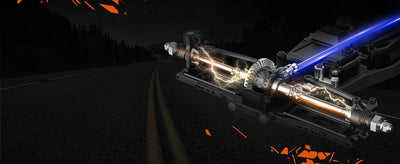 DEERC 9203E 1:10 Scale RC Truck 48KM/H 4X4 Lights 2 Batteries 2.4GHz All-Terrain 30 Min Play