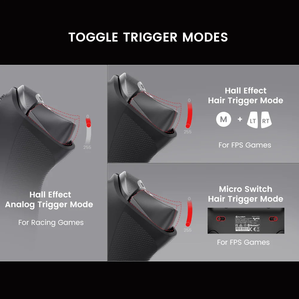 GameSir Tarantula Pro Switch Controller with 9 Mappable Buttons for Nintendo Switch iPhone and Android