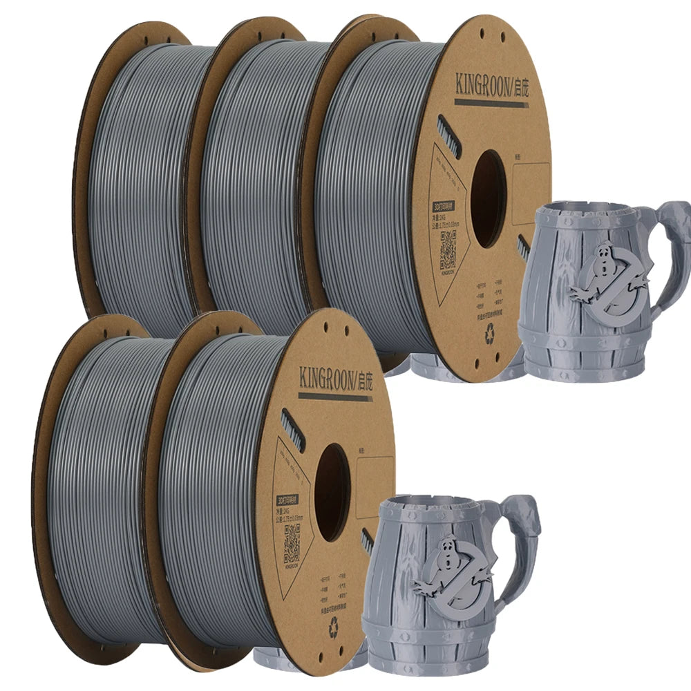 KEEPANG PLA Filament 1.75mm No Bubble 3D Printer Filament 5/10 Rolls