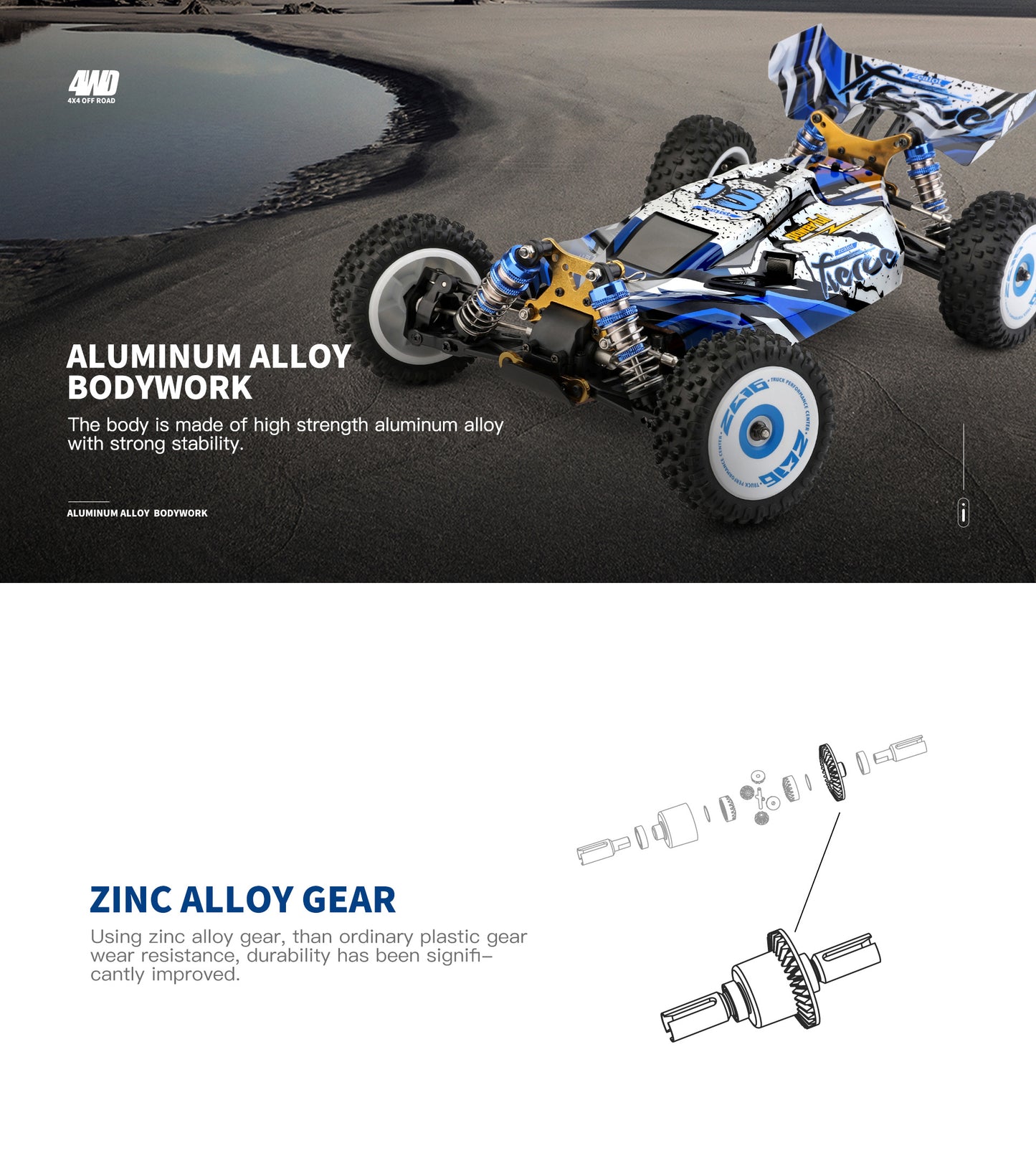 WLtoys 124017 V2 1/12 Brushless RC Car 75kmh