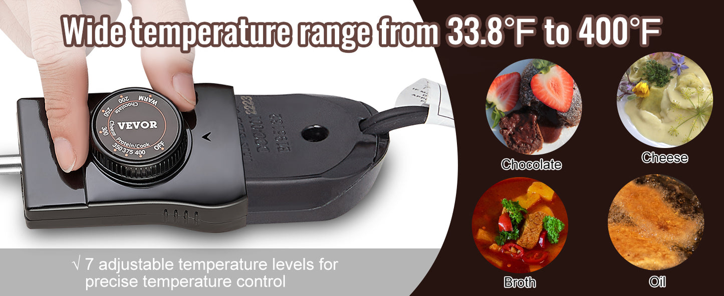 SucceBuy  1000W Electric Fondue Pot 3Qt